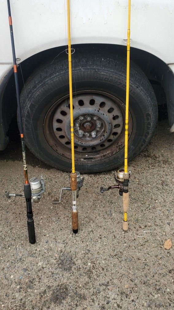 Three Good Fishing Poles 