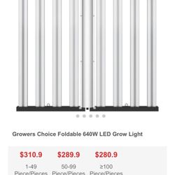  640watt led growers choice