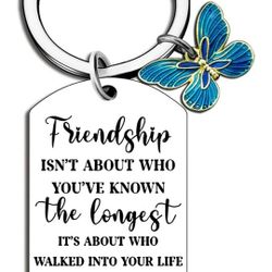Friendship Gifts For Women Friends Best Friend BFF Bestie Gifts For Women Funny Keychain Gifts For True Friends Unique Friend Gifts For Girls Sister B