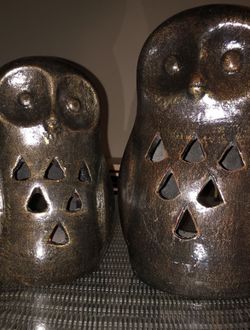 Decorative Owl Candle Holder