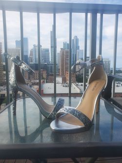 Brand new sparkle ankle heels