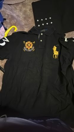 Black polo custom fit