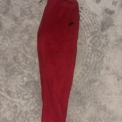 Red Nike Tech Pants 
