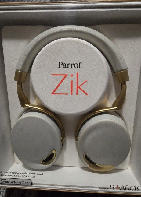 Parrot Zik By S+ARCK Yellow Gold Headphones for Sale in San