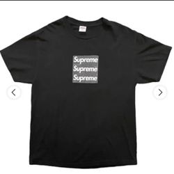 Asspizza Supreme Triple Box Logo T Shirt XL