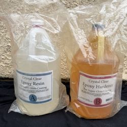East Coast Crystal Clear Epoxy Resin & Epoxy Hardener, 1 Gallon Each