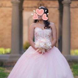 Quinceañera Dress Blush Pink