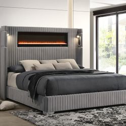 NEW QUEEN $900 King $1000 Fireplace 