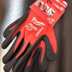 MILWAUKEE CUT LEVEL 1 DIPPED GLOVES SIZE XL/TG