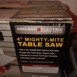 "4" Table Saw