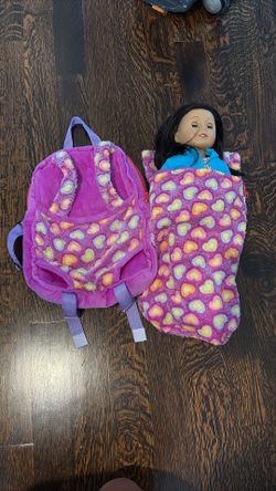 Purple Baby Doll Backpack Carrier