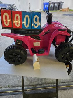 Girl Toddler Four Wheeler