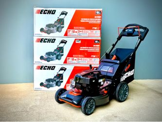 Brand new Echo 21 in. 190 cc Briggs and Stratton Gas 3-in-1 Dual Blade RWD Self-Propelled Lawn Mower with Single Lever Deck Adjustment