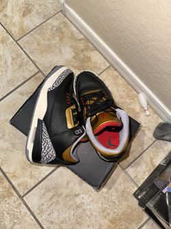 Air Jordan 3 Black Gold 