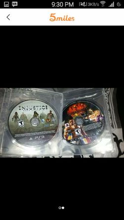 Tekken6 & injustice Gods among us ps3