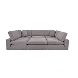 Modern Oversized Gray Sectional Couch – Super Comfy!