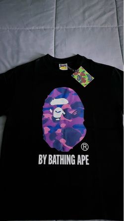 Bape tee black and purple men