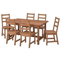 IKEA Dining Set for 6 - SOLID oak wood 