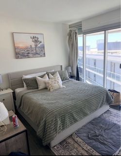 King size bed frame with Storage!