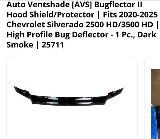 Bug guard for chevy's silverado twenty five hundred and thirty five hundred