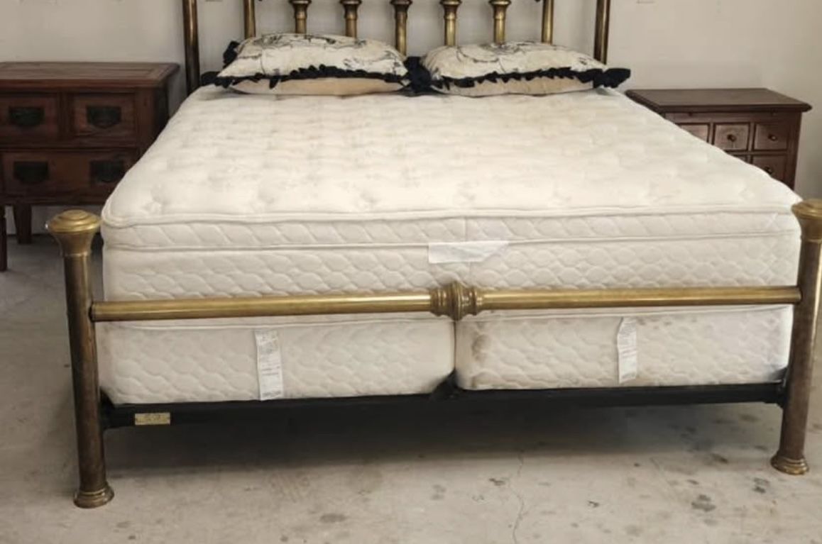 King size Spring Air mattress and box springs only