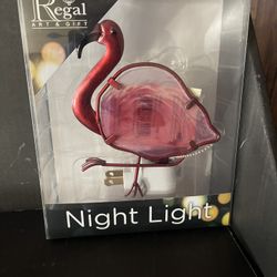 LAST ONE!!!  BRAND NEW!!!  CLOSEOUT SALE!!!  FLAMINGO NIGHT LIGHT!!!  GREAT GIFT!!!!