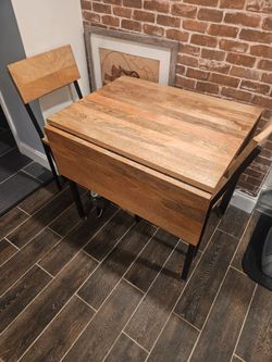 West Elm Drop Leaf Table