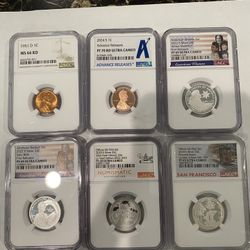 Silver And Proof Coins 