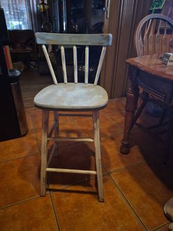 FREE Wooden Bar Type Stool   **see details**