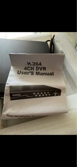 H.264 4-Channel DVR Security Recorder