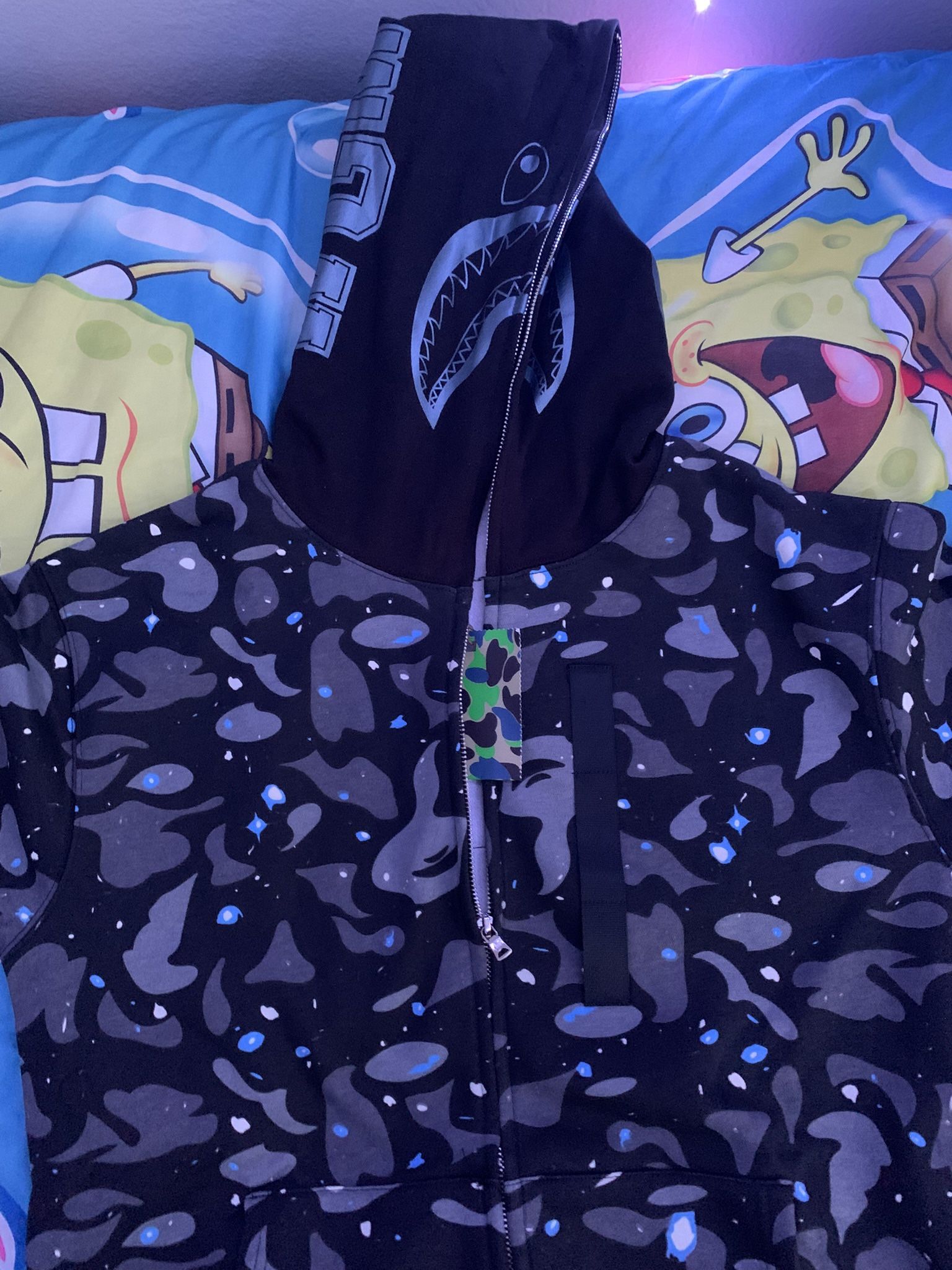 Bape Space Camo Full Zip Hoodie
