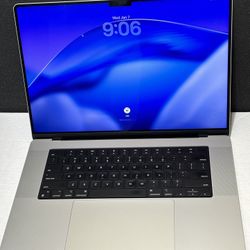 MacBook Pro 16 2021 M1 Pro 16gb  ram 512 gb ssd silver 