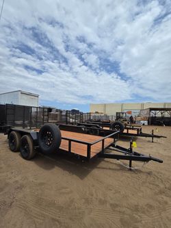 New Utility Trailer W Tandem Alxes