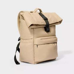 Puffer 16" Back Pack (Tan)