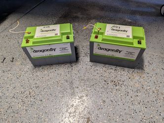 Dragonfly 12v Lithium batteries