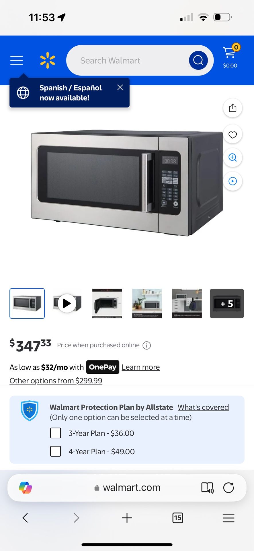 Magic Chef 2.2 Countertop Microwave