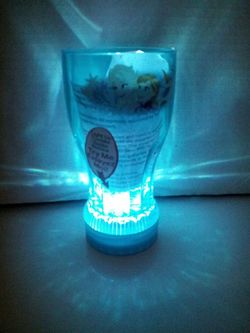 Blue Frozen Light Up Drinking Cup