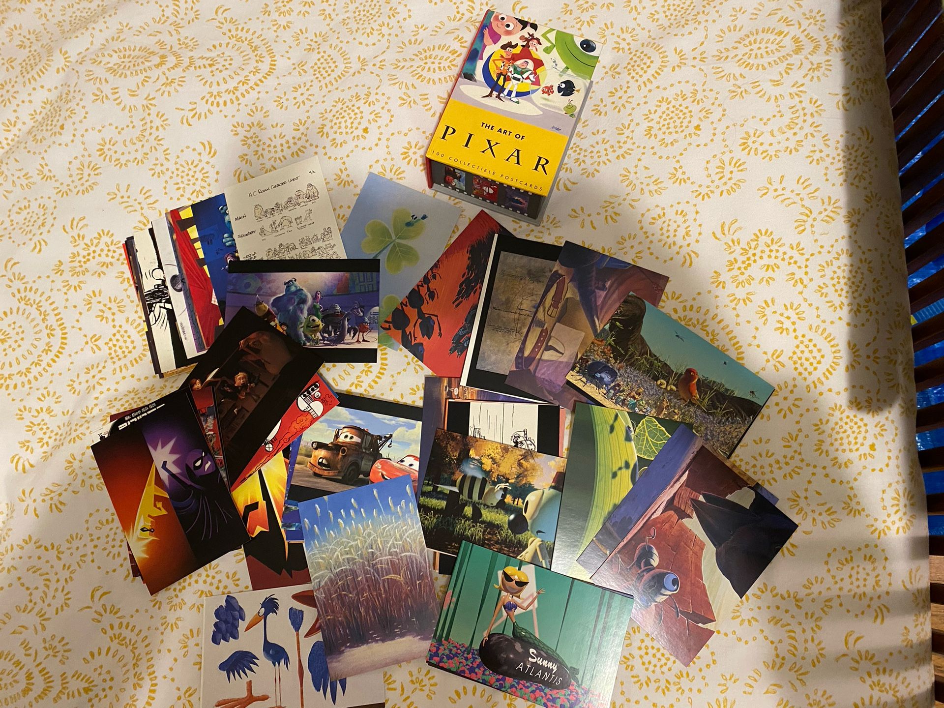 The Art Of PIXAR Collectible Postcards