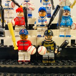 MLB Ohtani Baseball Babe Ruth 10pc Minifigures LEGO Compatible