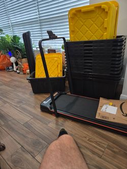 Plastic storage bins