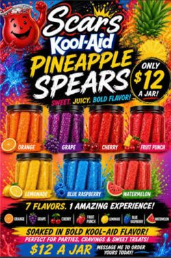 Kool-Aid Pineapple Spears