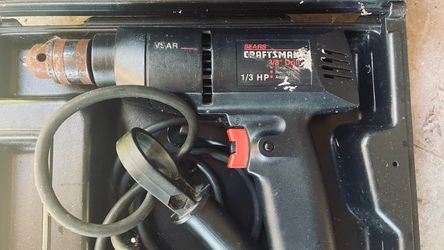 Craftsman 1/3 HP Drill  $55.00  CASH, TEXT FOR PRICES.