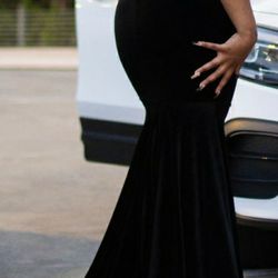 Black Custom Prom Dress 