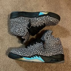 AIR JORDAN 5 RETRO '3LAB5' SIZE 8 MEN - BOX NOT INCLUDED - WORN ONCE ** MUST BE ABLE TO MEET IN DMV AREA **