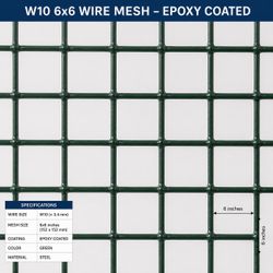 Epoxy coated wire mesh- price is negotiable