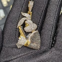 SOLID GOLD AND NATURAL REAL DIAMOND PENDANTS ALL STYLES AVAILABLE