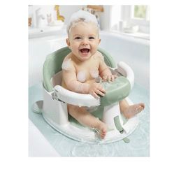 Baby Bath Seats for Babies Sitting Up, Non-Slip Baby Bathtub with 3 Suction Cups, Safe & Comfortable Toddler Bath Seat Ideal for Baby Bath/Shower Supp
