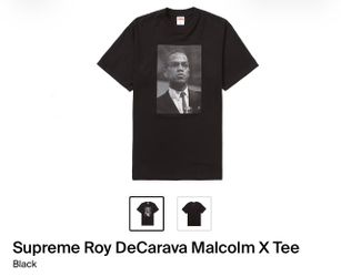 Supreme Malcom X Tee Roy DeCarava Black Men’s XL NEW SEALED