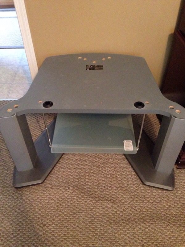Sony TV stand with floating shelf