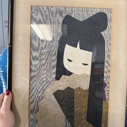 Kaoru Kawano - Girl Holding a Fan